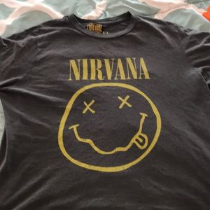 Nirvana smiley face T-shirt